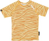 Beach & Bandits - UV-zwemshirt voor kinderen - Golden Tiger - Goudoranje - maat 116-122cm