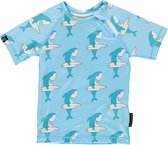 Beach & Bandits - UV-zwemshirt voor kinderen - Shark Dude - Blauw - maat 80-86cm