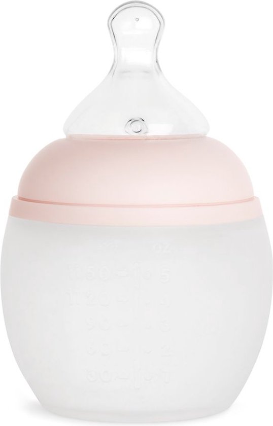Silicone Babyfles 240 ml (05 Oz) Nude - Elhée — afbeelding 4