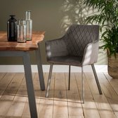 Meer Design Eetkamerstoel Ohio Anthracite Velvet