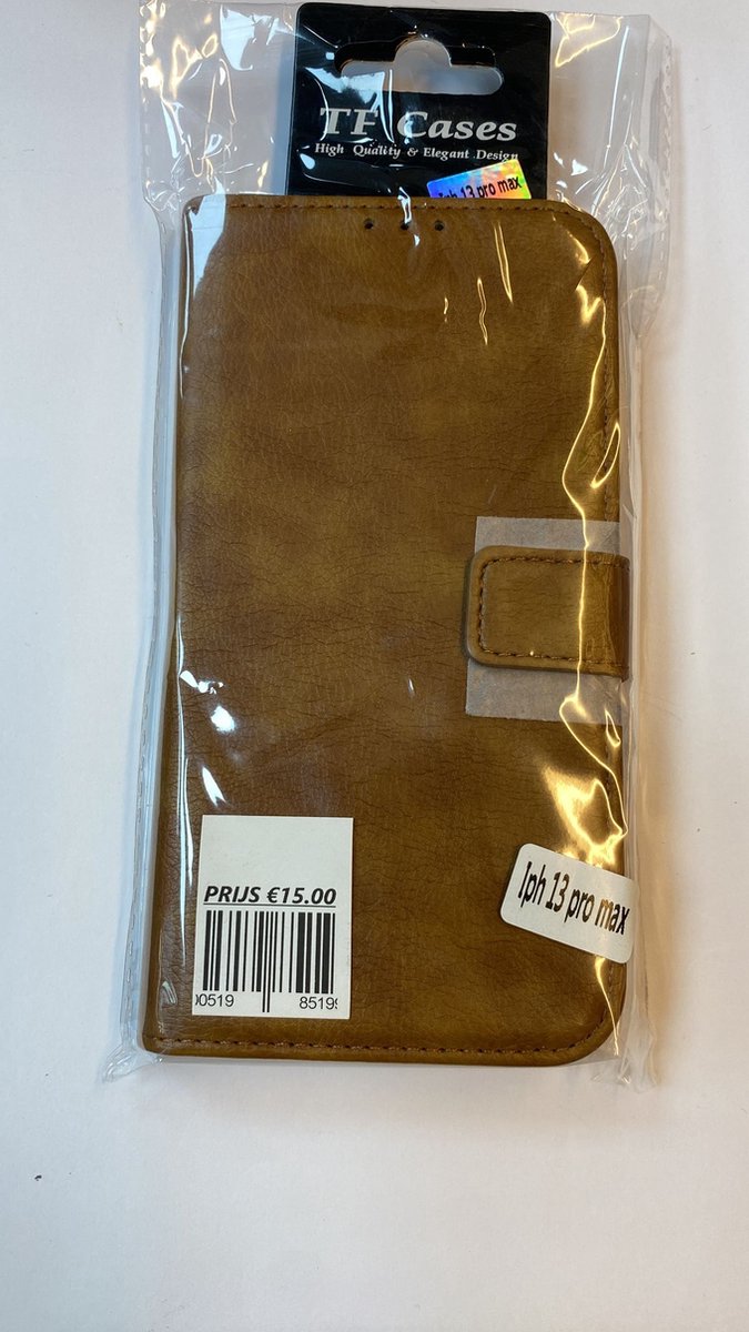 JPM Apple Iphone 13Pro Max Book Cover | Brown Color