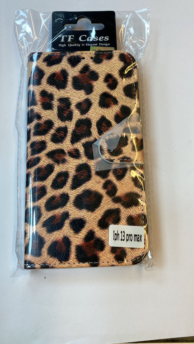 JPM Apple Iphone 13Pro Max Book Cover | Yellow Color | Tiger Print