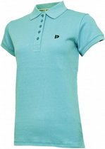 poloshirt Lisa dames katoen turquoise maat 3XL
