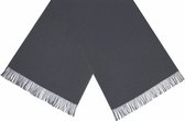 sjaal dames 180 x 70 cm viscose grijs one-size