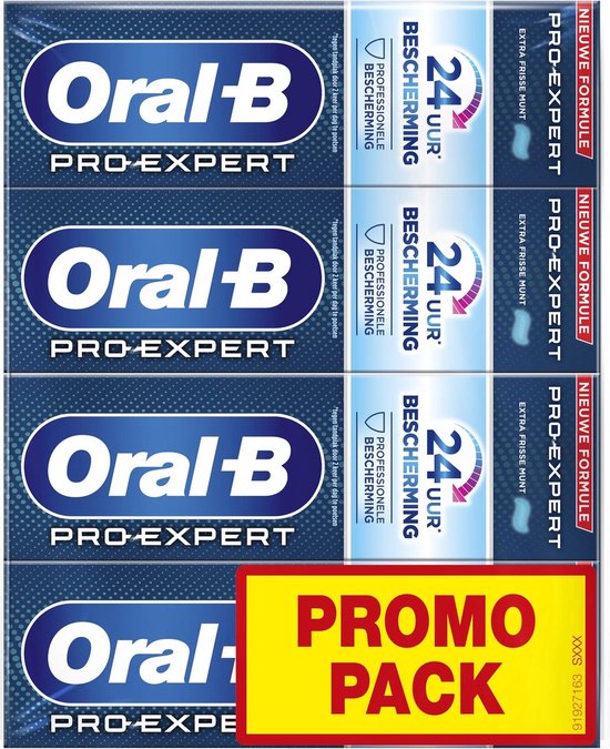 Oral-B Pro-Expert Professionele Bescherming - 4x75 ml - Tandpasta