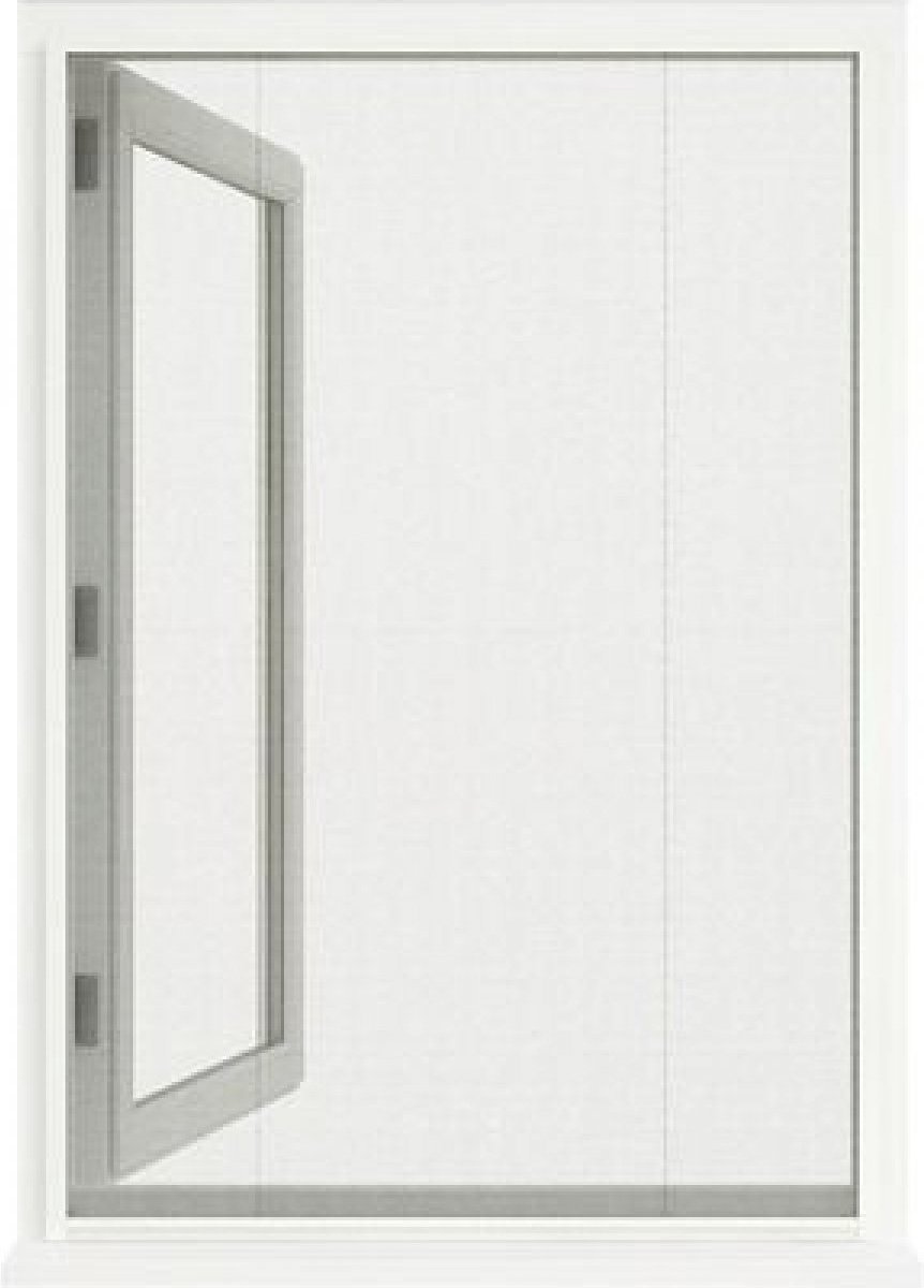 Plisséhor / vliegengordijn Ultra voor ramen wit 63x155 cm