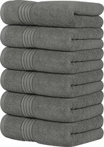 Utopia Towels Premium Handdoeken - Grijis, 100% Gekamd Ringgesponnen Katoen, Ultrazacht en Sterk Absorberend, 600 GSM Dikke Handdoeken 41 x 71 CM's, Handdoeken van Hoge Kwaliteit (