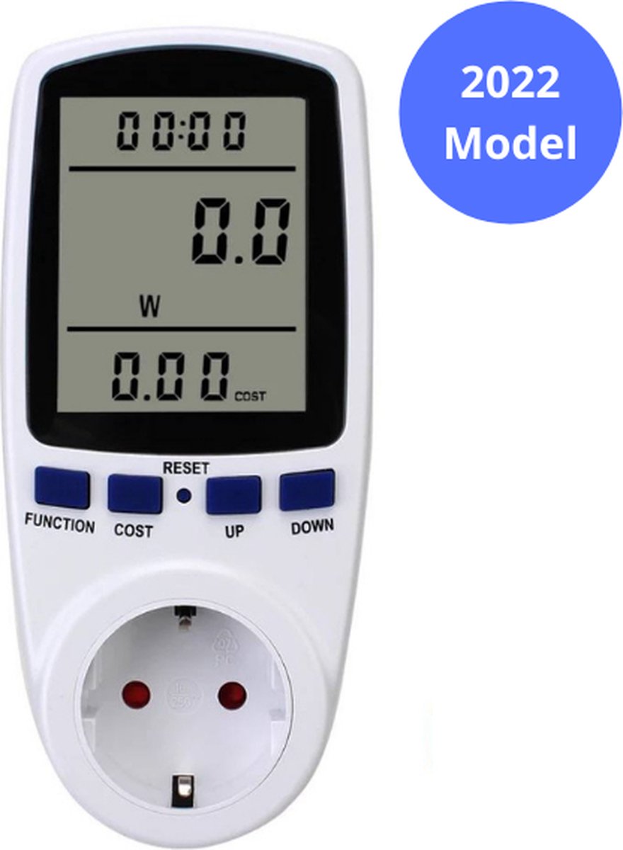 Zaelon Energiemeter - Energiemeter verbruiksmeter - Verbruiksmeter - Energiekostenmeter - energiemeter stopcontact - Stroomverbruik meter - Elektriciteitsmeter