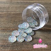 GetGlitterBaby - Glitter Face Jewels / Festival Glitters / Strass Steentjes / Plak Diamantjes voor Gezicht - Large - 30 stuks