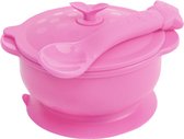 Fishermex Kitchenware - Siliconen Baby Servies Inclusief eetlepels - Set van 2 - Roze