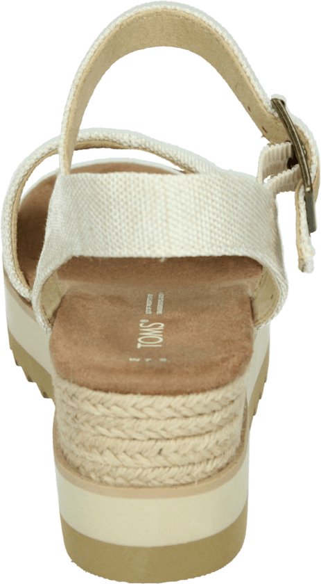 TOMS Shoes DIANA - Sandalen met hakDames Sandalen - Kleur: Wit/beige - Maat: 37