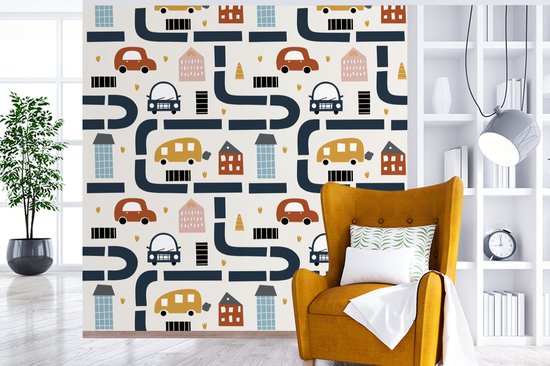 Papier Papier peint photo - Design de Papiers Peints - Garçons - Voiture - Enfants - Largeur 240 cm x Hauteur 260 cm