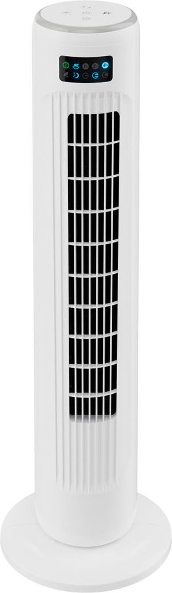 Silvercrest Torenventilator - Inclusief Afstandsbediening - Blaas koele lucht de kamer in met deze torenventilator met touch-bedieningspaneel en afstandsbediening - Vermogen: 45 W - Hoogte: 74 cm (inclusief voet)