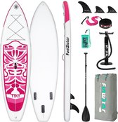 Funwater Pink Tiki 10’6 all-round/touring SUP board - Ideaal voor tochtjes - Compleet pakket