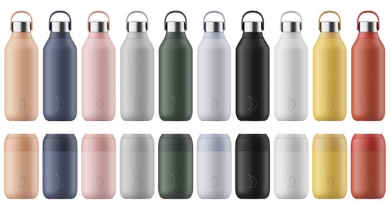 Chillys Series 2 - Beker - Koffie-to-go - 500ml - Frost Blue — afbeelding 4