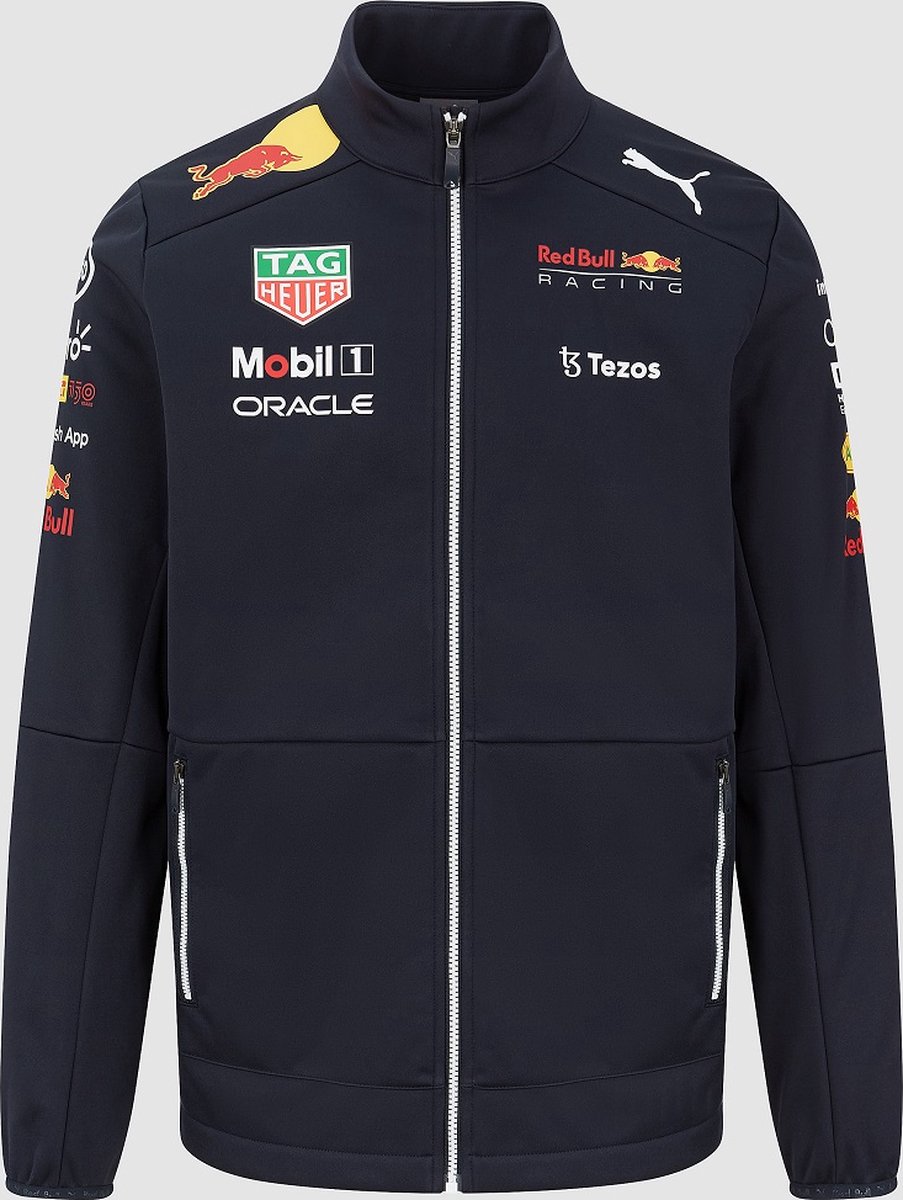 Red Bull Racing Teamline Softshell 2022 Maat L - Max Verstappen jas -formule 1 -Dutch Grand Prix-