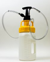 Oilsafe pompkan 3 liter compleet met kleurcodering geel utility deksel en hevelpomp