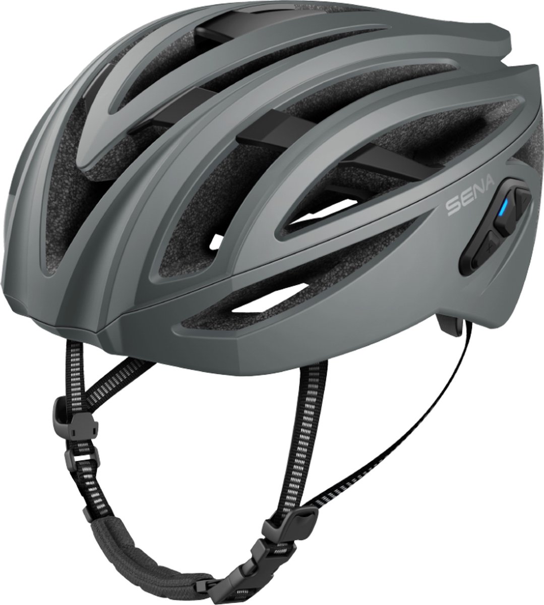 Sena R2 Smart Cycling Helm mat grijs maat S