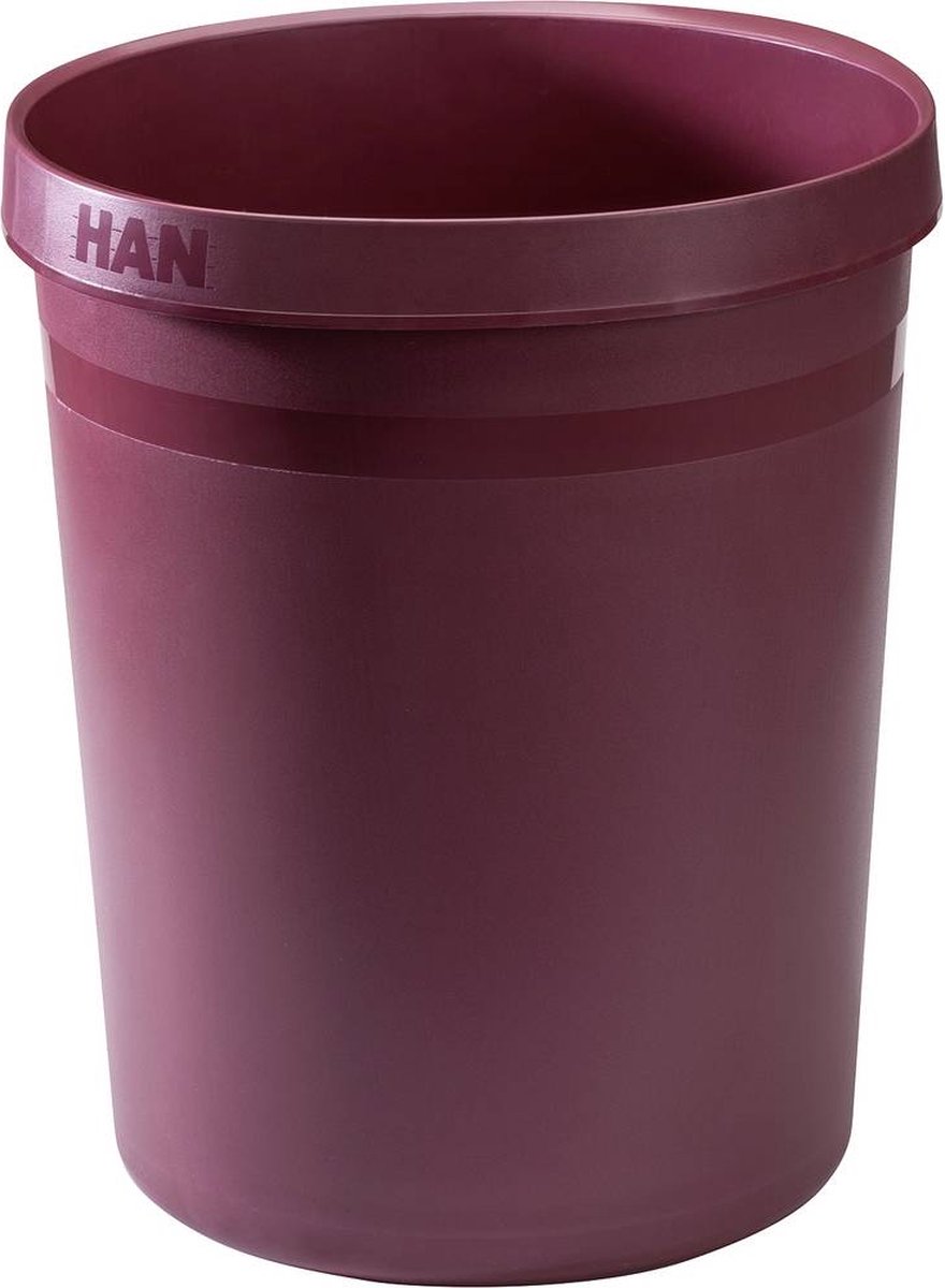 Goedkoopste HAN GRIP KARMA 18198-17 Prullenbak 18 l (Ø x h) 312 mm x 350 mm Kringloop kunststof Rood 1 stuk(s