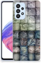 Leuk Hoesje Geschikt voor Samsung Galaxy A53 5G Telefoonhoesje Spijkerbroeken