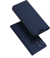 Dux Ducis - Slim bookcase hoes - Motorola Moto G60S - Blauw