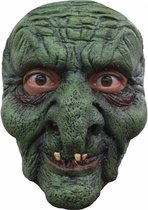Masker Green Witch voor volwassenen | Halloween | Griezel | Eng