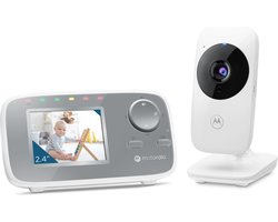 Motorola Nursery Babyfoon met Camera – Baby Monitor VM482 – Baby Camera met 2,4‑inch Kleuren Display, Tweeweg Communicatie, Temperatuurmonitor en Infrarood Nachtvisie – 300M Bereik
