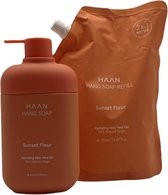 HAAN Vloeibare Handzeep 350ml  + Refill Pack 700ml Sunset Fleur