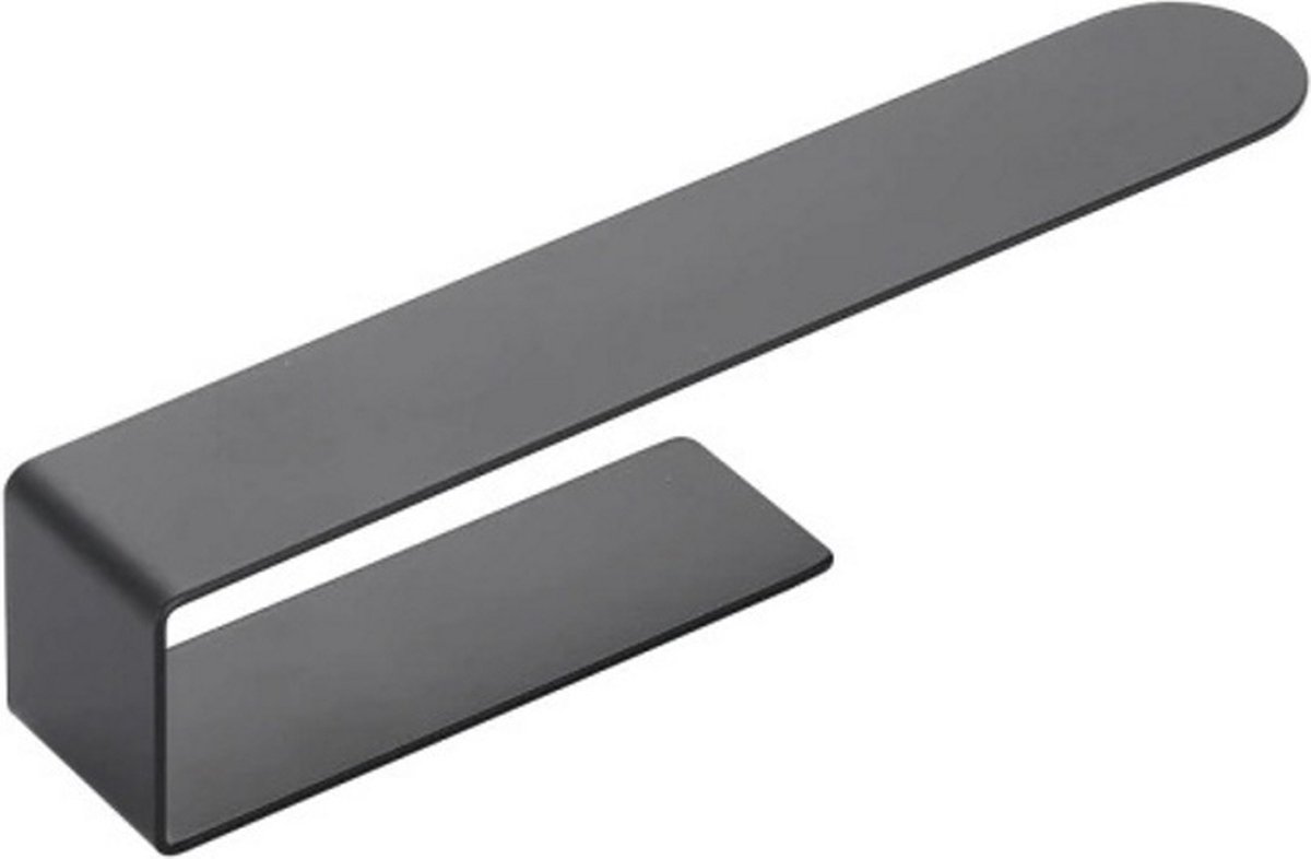 Handdoekhouder Slim 23cm zwart