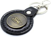 Sleutelhanger Ford | Kunstleer, Metaal | Karabijnsluiting | Keychain Ford Imitation Leather