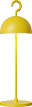 Sompex Tafellamp of hanglamp Hook | Led | Geel - indoor / outdoor / voor binnen en buiten met oplaadkabel USB  - 2700-3000k - kleur in warm of koel wit instelbaar - Design accu(taf