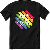 Love is love | Pride T-Shirt Heren - Dames - Unisex | LHBTI / LGBT / Gay / Homo / Lesbi |Cadeau Shirt | Grappige Love is Love Spreuken - Zinnen - Teksten Maat S