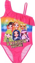 Roze meisjesbadpak - Rainbow High / 110-116