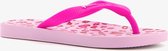 Copacabana vegan kinder teenslippers met hartjes - Roze - Maat 28