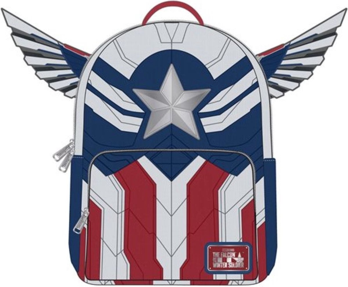 Marvel - Falcon Captain America - Backpack LoungeFly '23x30x10cm'