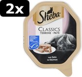 2x SHEBA ALU PATE MET ZALM 22X85GR