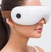Doogo® Gezichts- en oogmassage - Oog- en hoofdmasker/Elektrisch inklapbare massageglazen met vibratiemassage, druktherapie, warmte en muziek