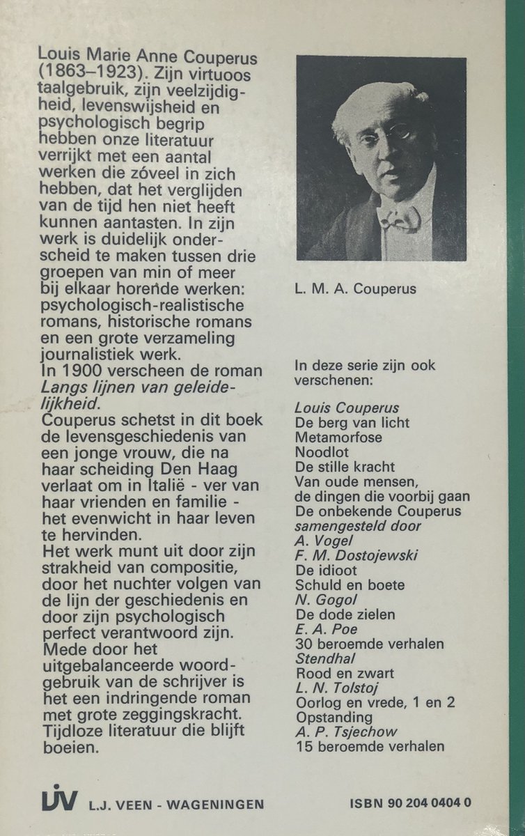 Langs lijnen van geleidelijkheid - back cover