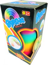 Regenboog XL spiraal - trapveer 16x8 cm