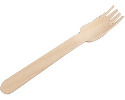 Biodore | Snackvork | Hout FSC | 14 cm | 200 stuks