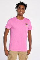 J&JOY - T-Shirt Mannen 02 Outback Pink Moonlight