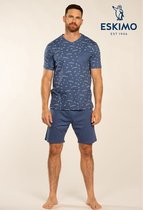 Eskimo pyjama heren - blauw - Thor 14.11.43055 - maat M