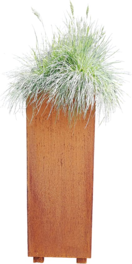 Cortenstaal plantenbak 40x40x100 cm (LBH) hoge plantenbakken -  plantenbakken buiten -... | bol.com
