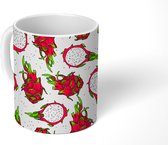 Mok - Koffiemok - Patroon - Fruit - Zaadjes - Mokken - 350 ML - Beker - Koffiemokken - Theemok