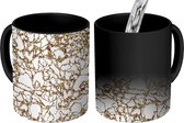 Magische Mok - Foto op Warmte Mokken - Koffiemok - Patronen - Dieren - Panter - Magic Mok - Beker - 350 ML - Theemok