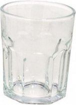 drinkglazenset 26 cl 7,5 x 9 cm glas transparant 6-delig