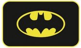 deurmat Batman junior 40 x 60 cm polyester zwart/geel