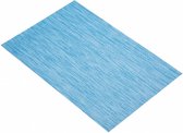 placemat 30 x 45 cm PVC/polyester blauw/paars