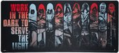muismat Assasins Creed 80 x 35 cm textiel zwart/rood