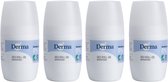Derma Family deodorant roller- 4 x 50 ML - Parfumvrij